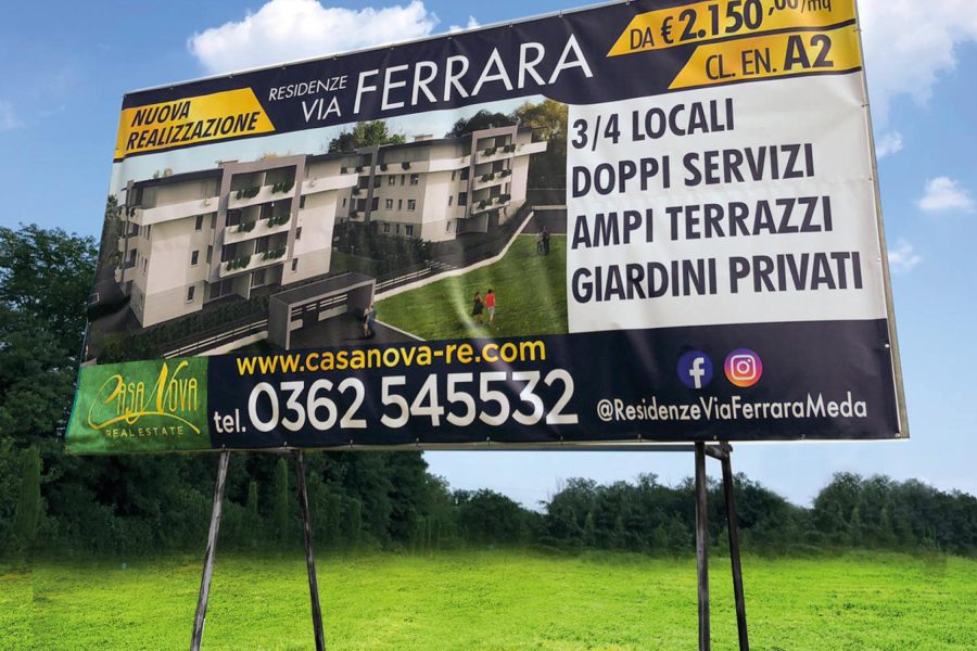 Striscione 6x3mt